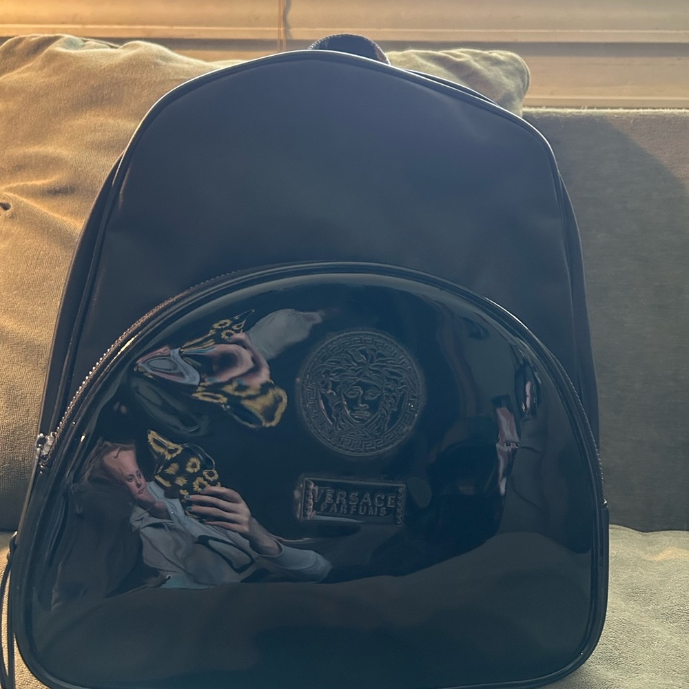Versace Black perfume GWP Backpack